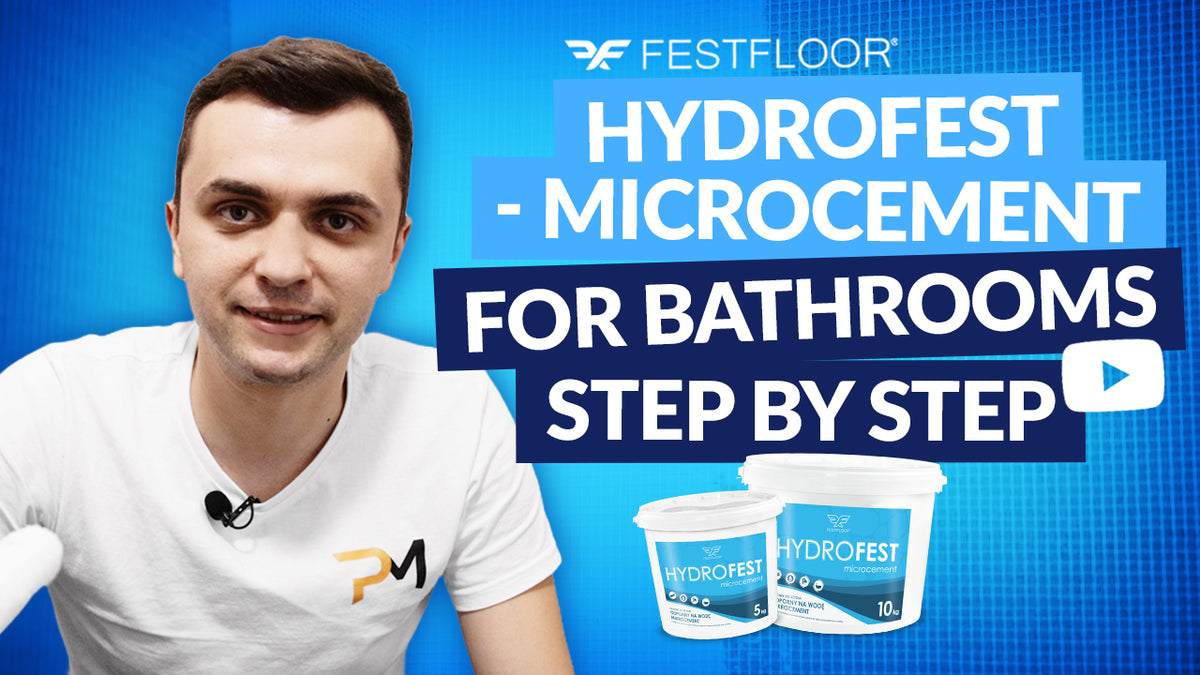 HydroFest: vodeodolný mikrocement do kúpeľne – ako ho aplikovať?