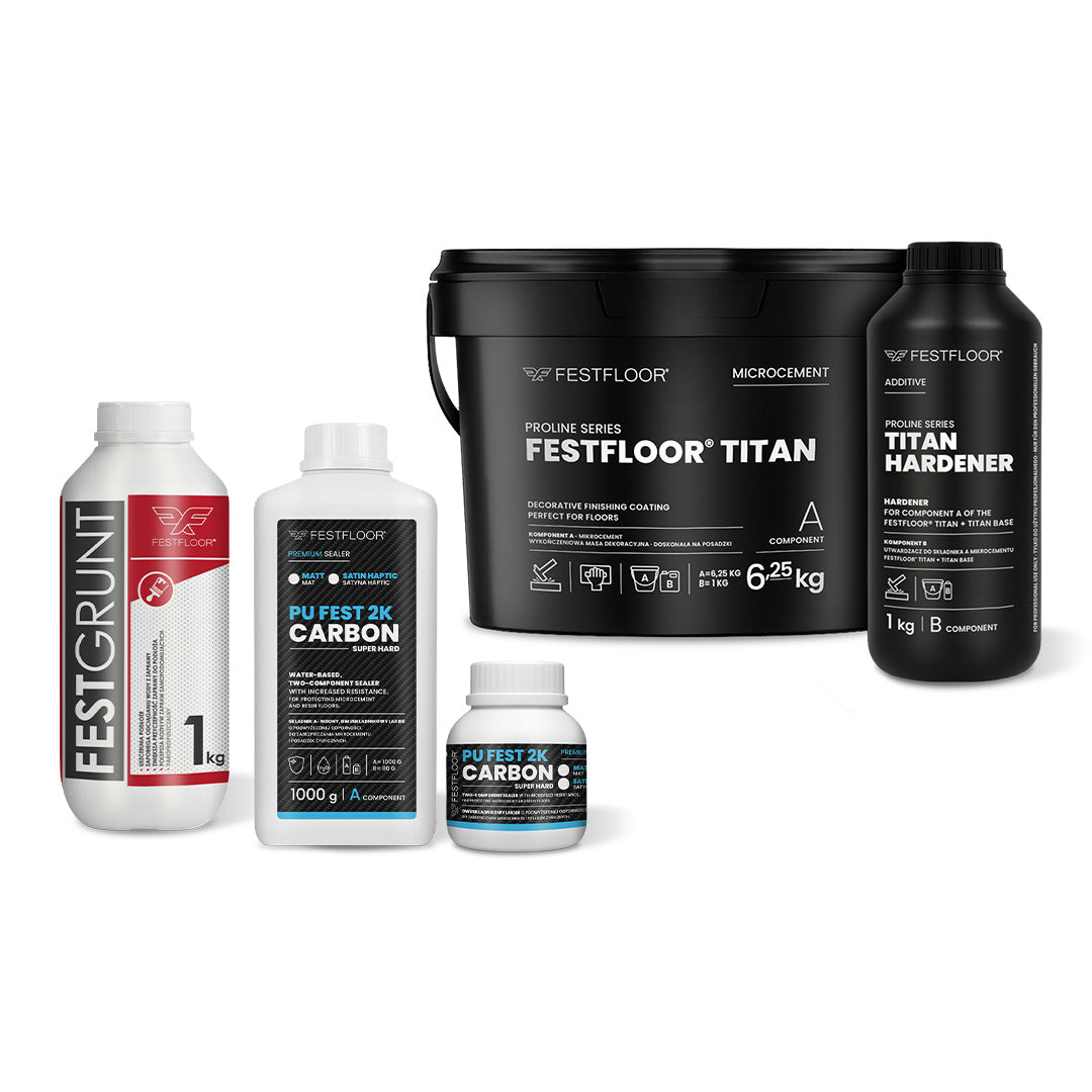 Súprava mikrocementu na podlahy FESTFLOOR TITAN - 10m²