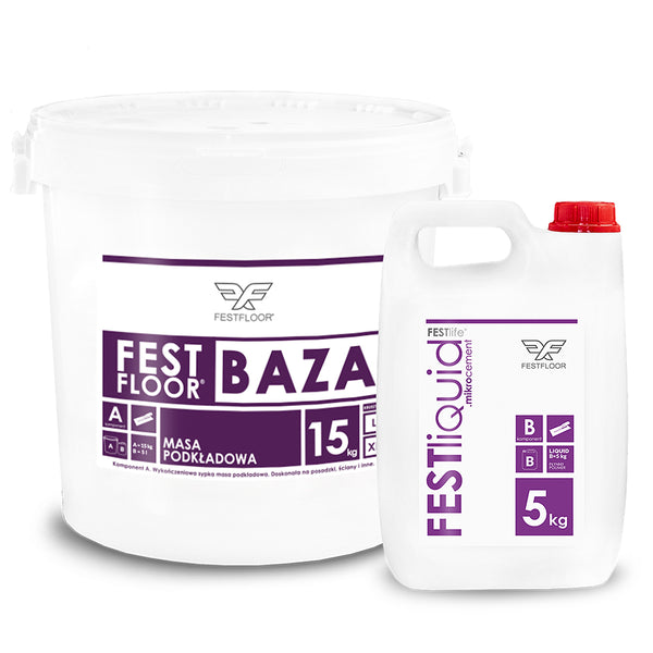 FESTFLOOR BAZA 15+5 kg - základný náter pre mikrocement