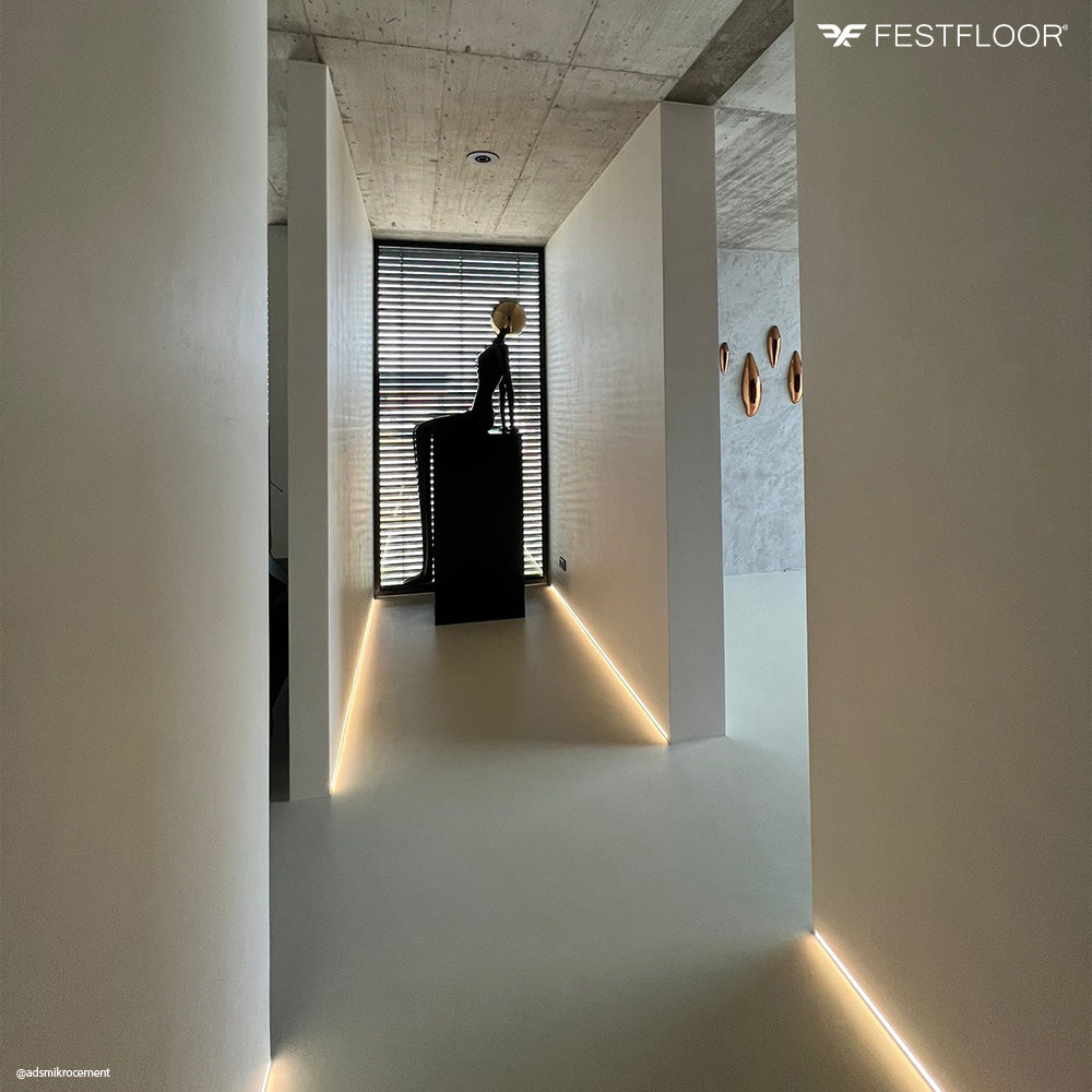 Sada na mikrocementovú podlahu s mimoriadne tvrdým lakom - 10 M²