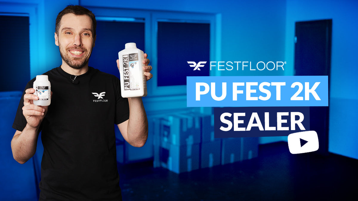 Ako nanášať lak na mikrocement – všetko o PU FEST 2K: výhody, miešanie, aplikácia