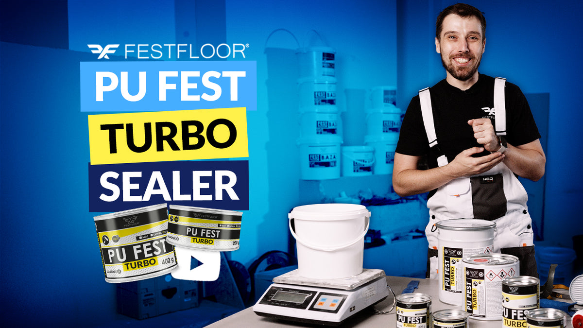 PU FEST TURBO – lak na mikrocement. Ako aplikovať lak na podlahy?